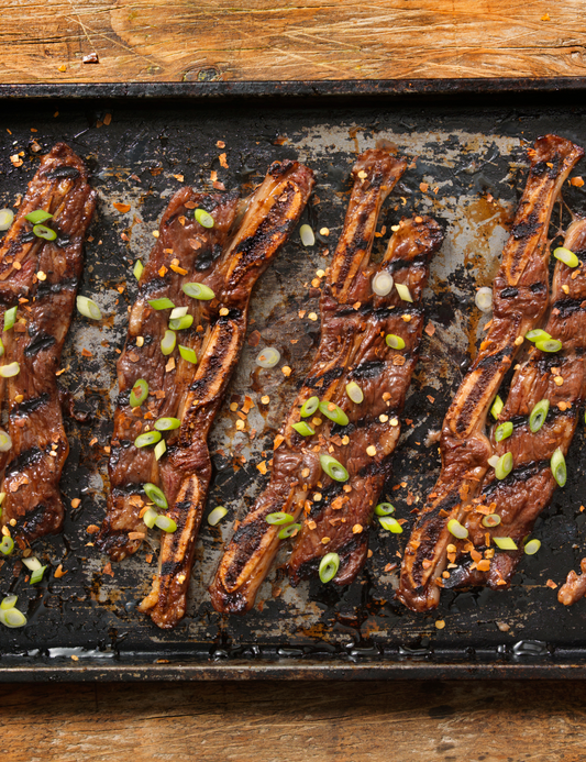 Stovetop Braised Beef Top Rib with Spiced Onion Sauce