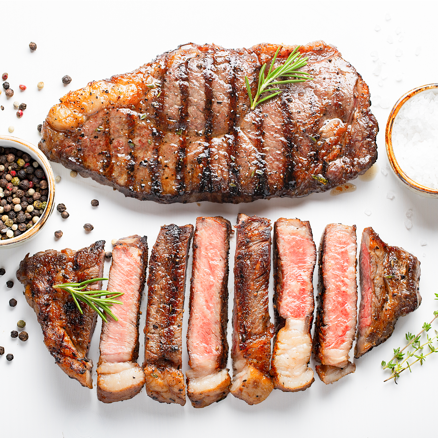 Premium Kosher Grass-Fed Beef - Striploin Steak (Hind Quarter) | L'Chaim Meats