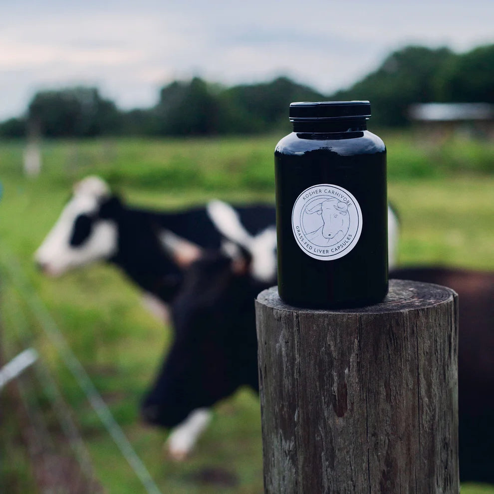 Kosher Grass Fed Beef Liver Capsules (Under Star K)