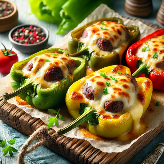 Healthy and Flavorful: Bison Stuffed Peppers