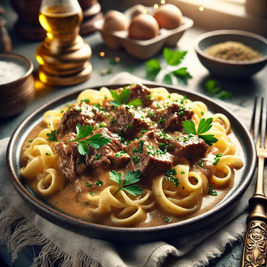 Kosher Beef Stroganoff: Creamy and Comforting