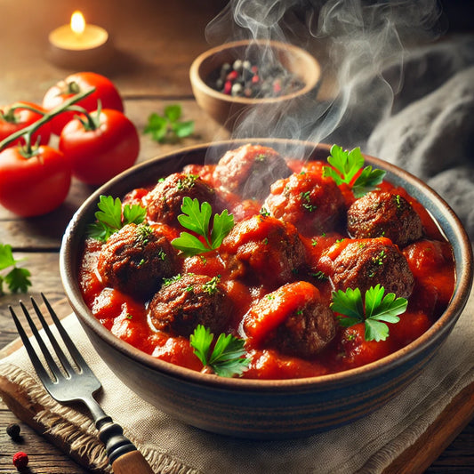 Delicious and Nutritious Bison Meatballs