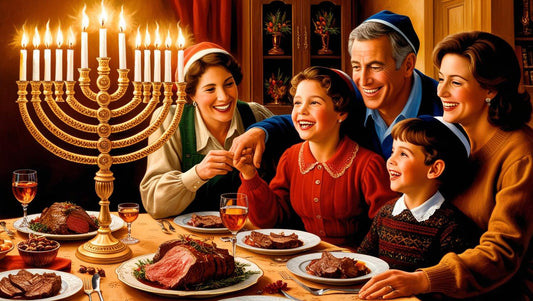 A Family Chanukah Celebration with L’Chaim Meats