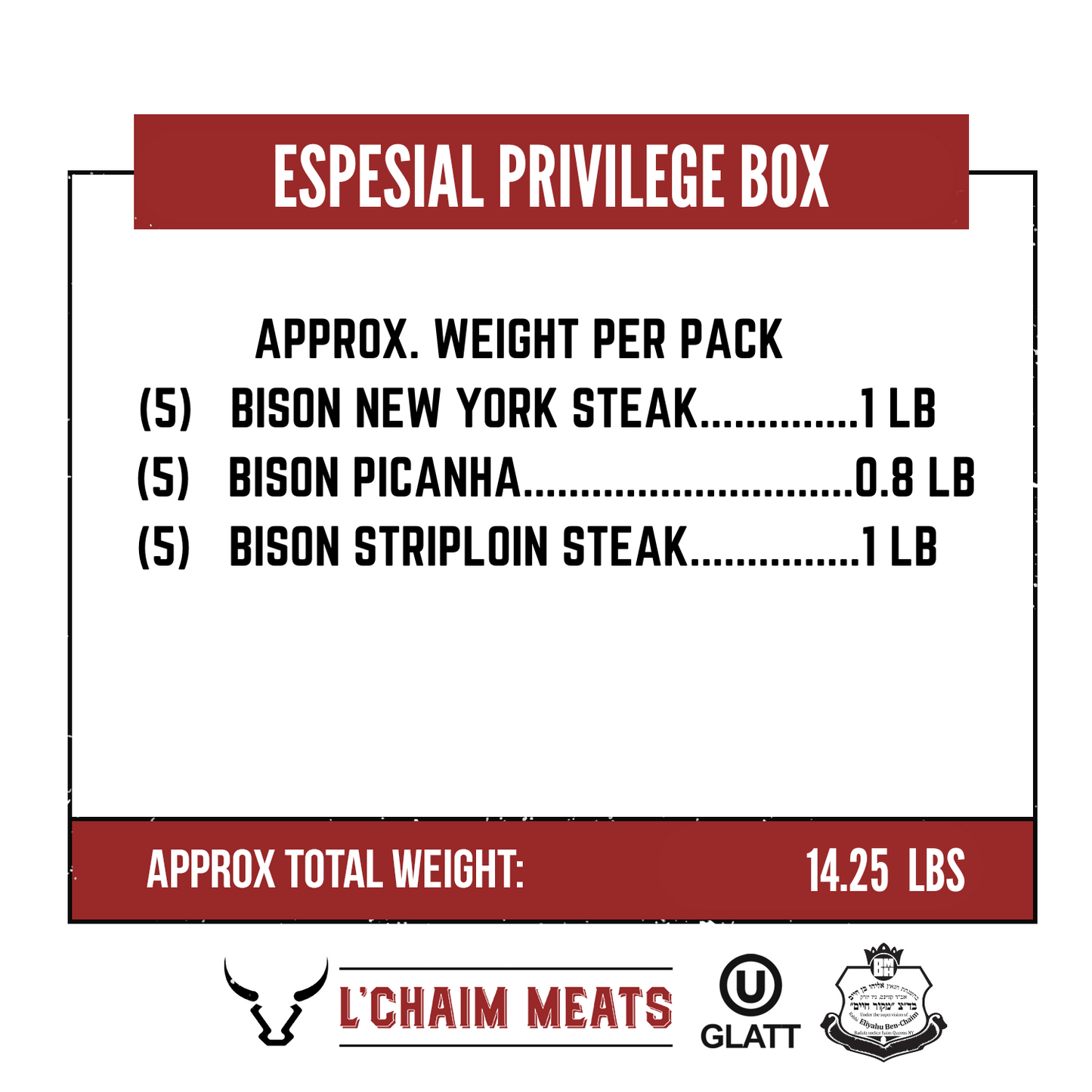 American Bison Espesial Privilege Box