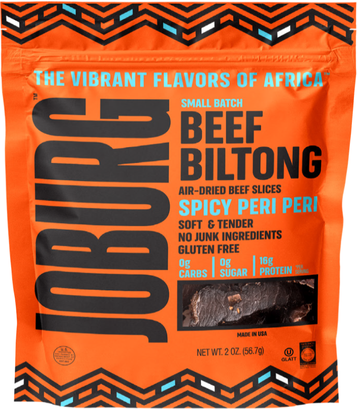 Spicy Peri Peri Beef Biltong Steak Slices