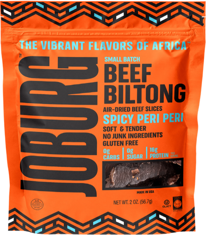 Spicy Peri Peri Beef Biltong Steak Slices