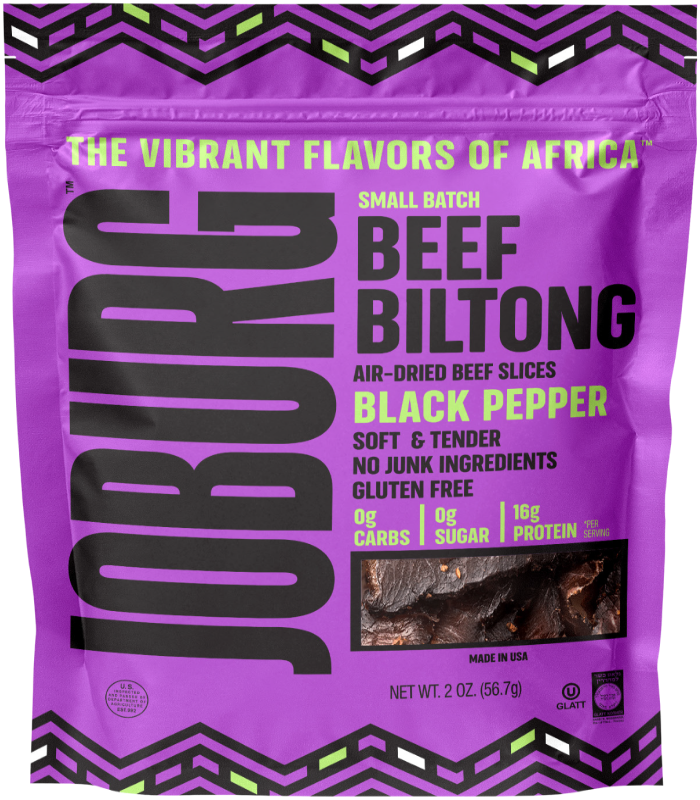 Black Pepper Beef Biltong Steak Slices