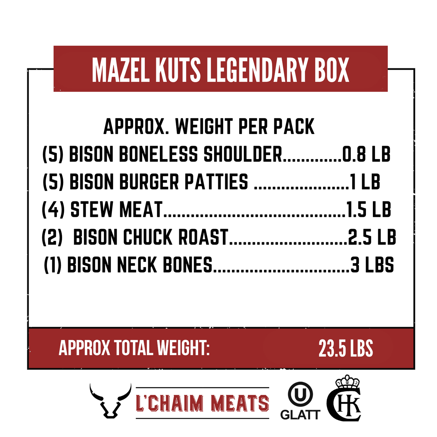 American Bison Mazel Kuts Legendary Box