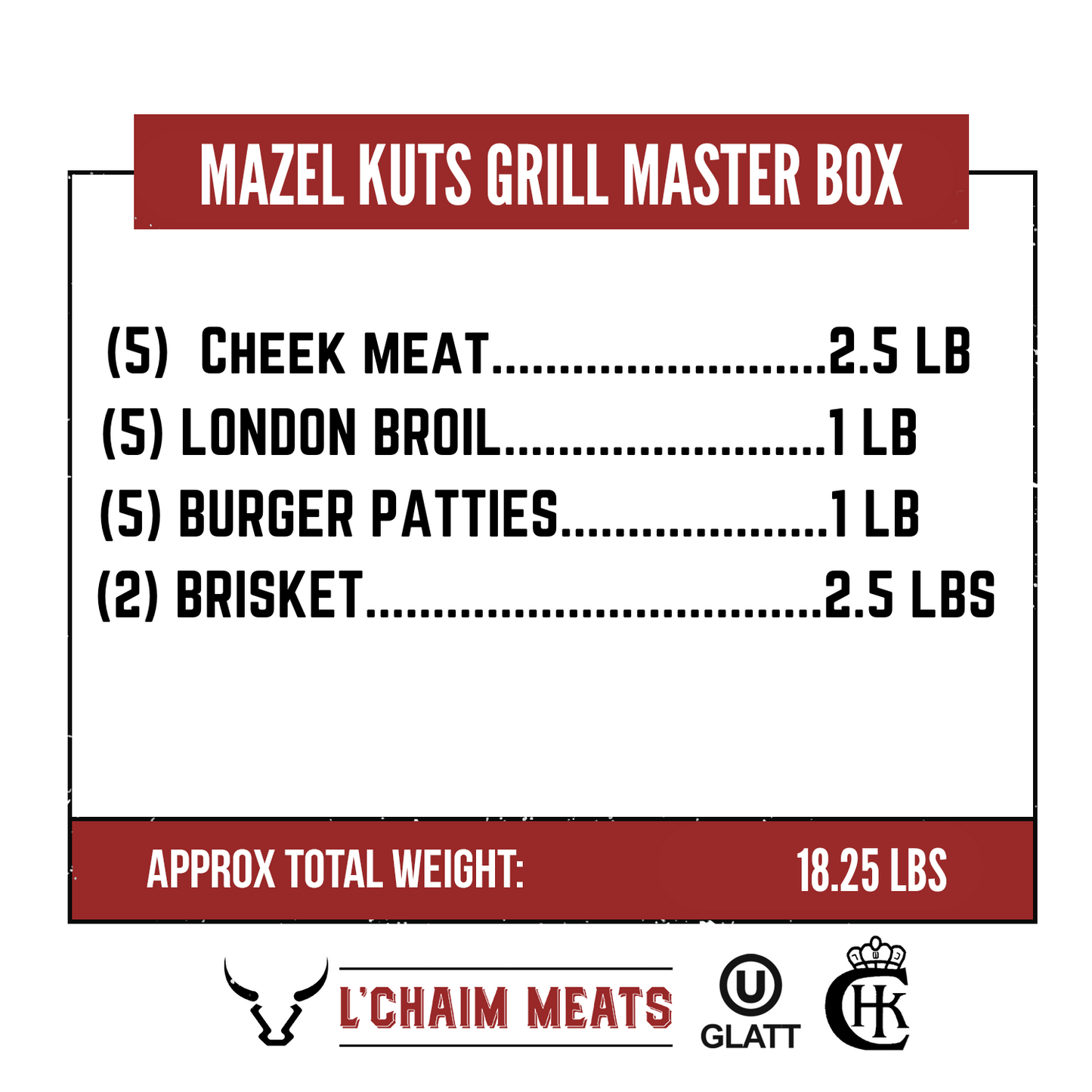 American Bison Mazel Kuts Grill Master Box