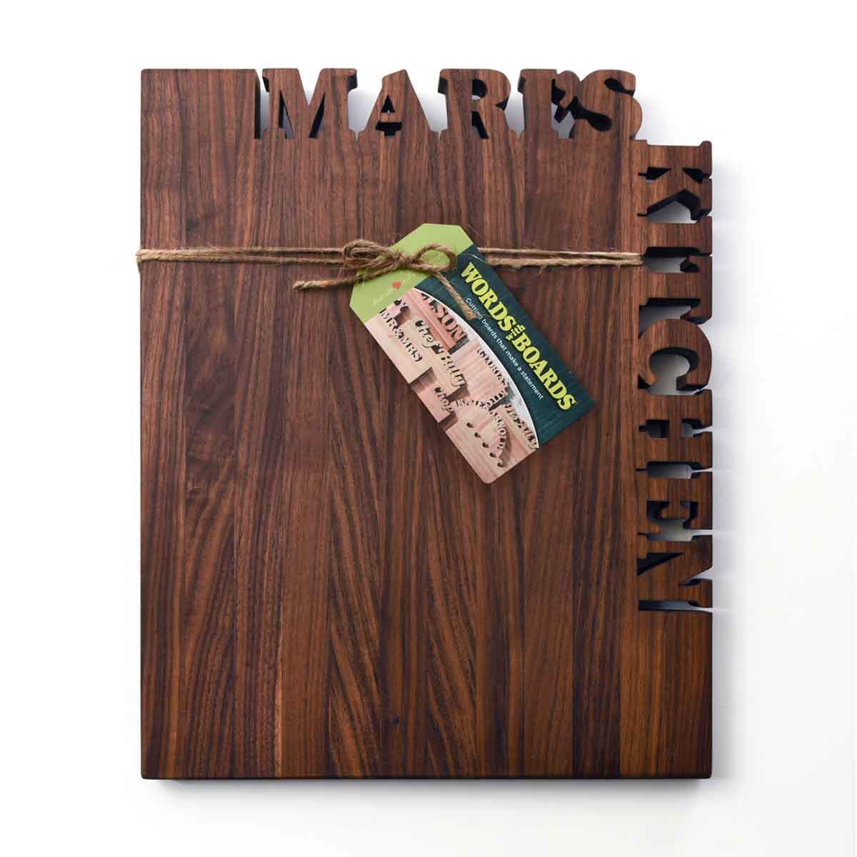 Personalized Cutting Board ~ Top & Side