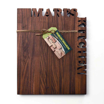 Personalized Cutting Board ~ Top & Side