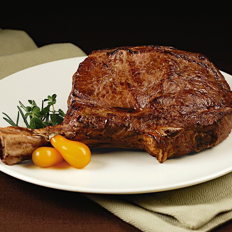 Premium Kosher Grass-Fed Beef - Bone-in Rib Steak | L'Chaim Meats