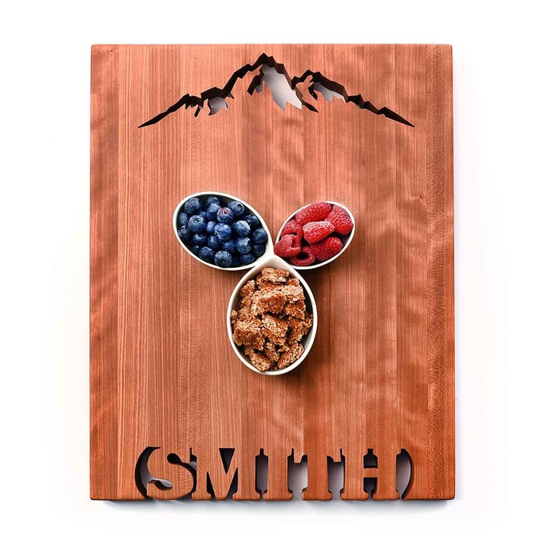 Personalized Cutting Board ~ Mountain View