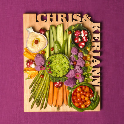 Personalized Cutting Board ~ Top & Side