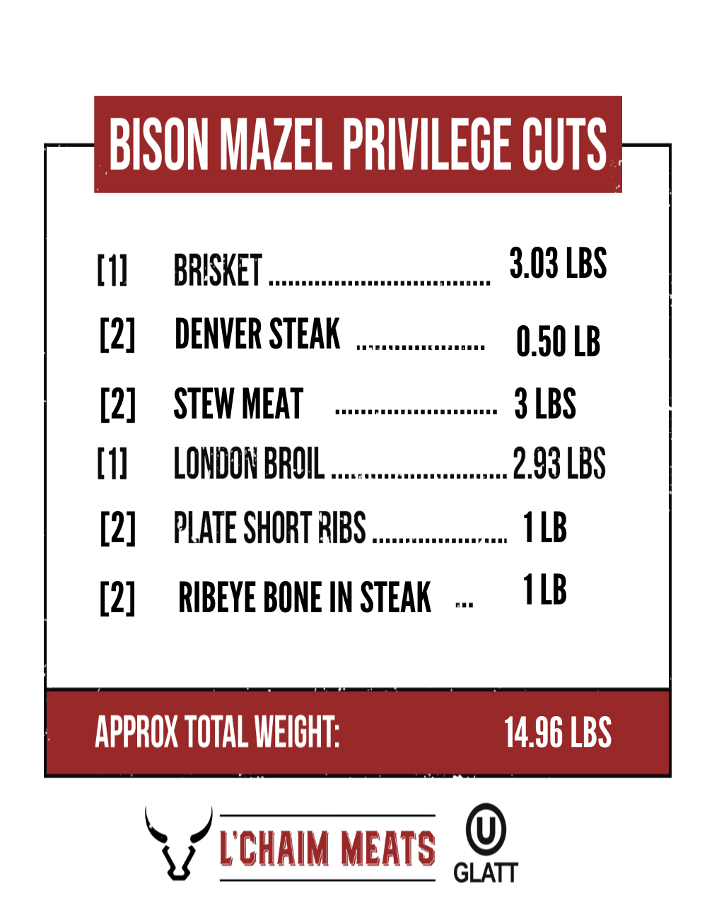 American Bison Mazel Kuts Privilege  Box