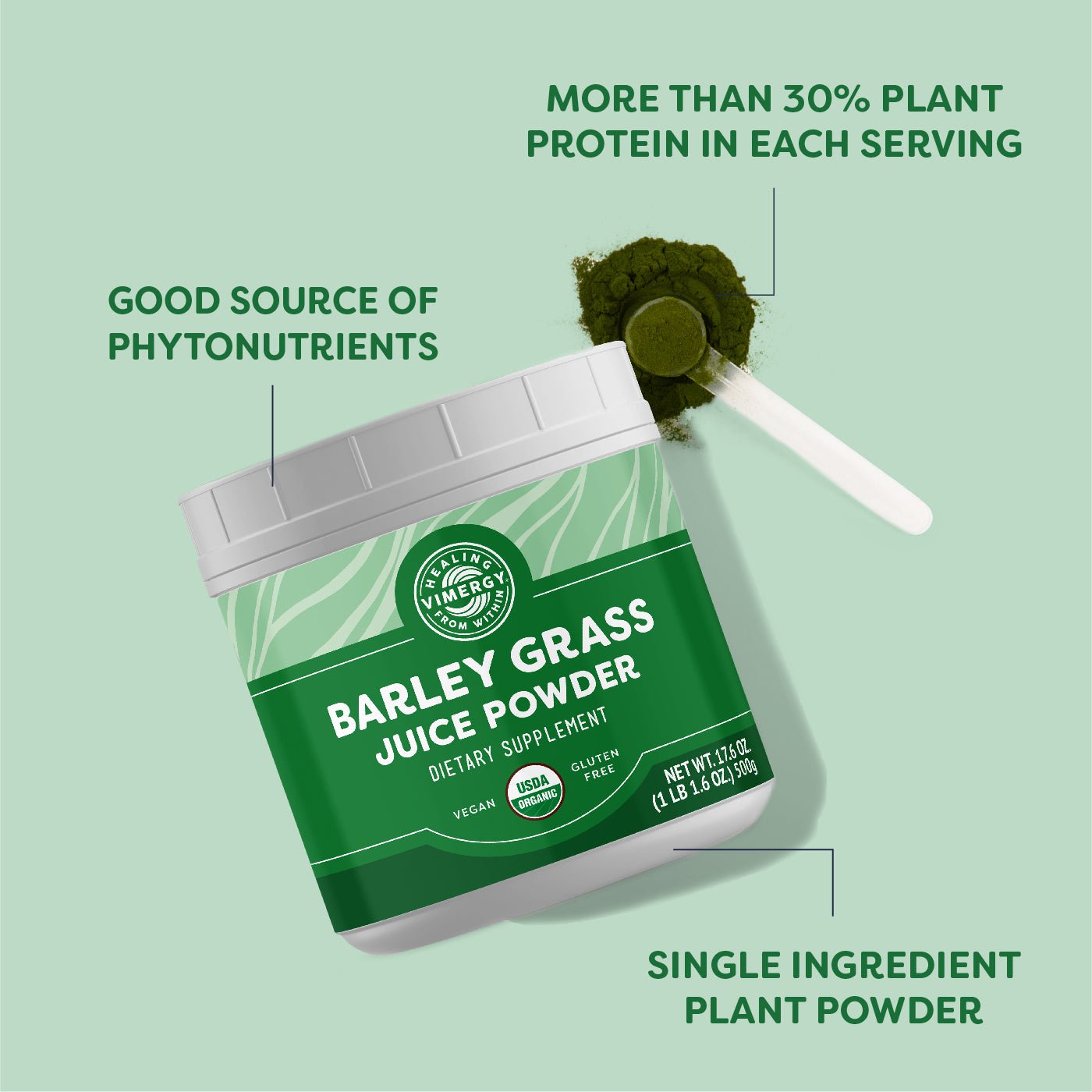 Organic Barley Grass Juice Powder