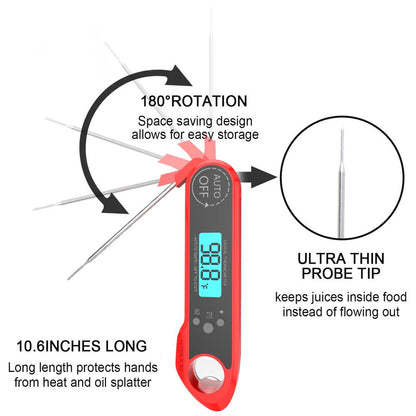 Digital Kitchen Thermometer Food Product Size