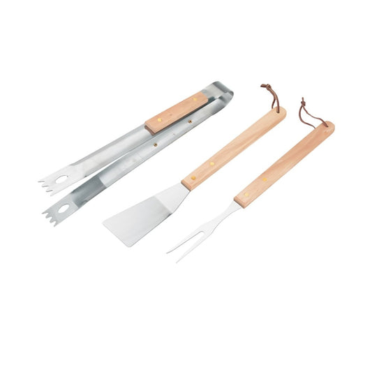 Home Kitchen Utensil 3 Pc Stainless Steel Bbq Tools