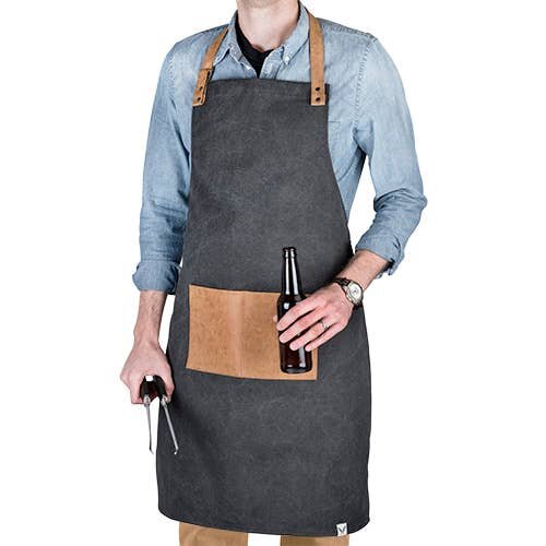 L'Chaim Foster & Rye Canvas Grilling Apron