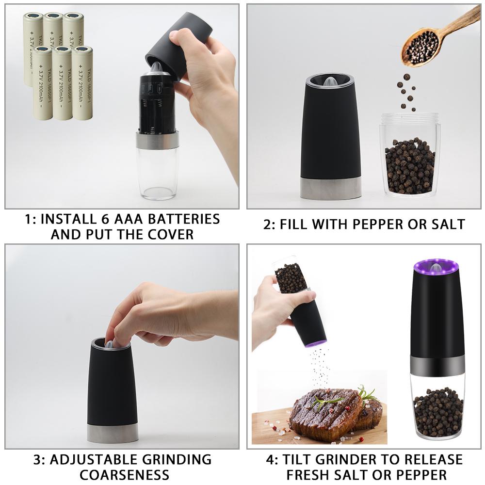 Automatic Pepper Grinder Kitchen Product Detail