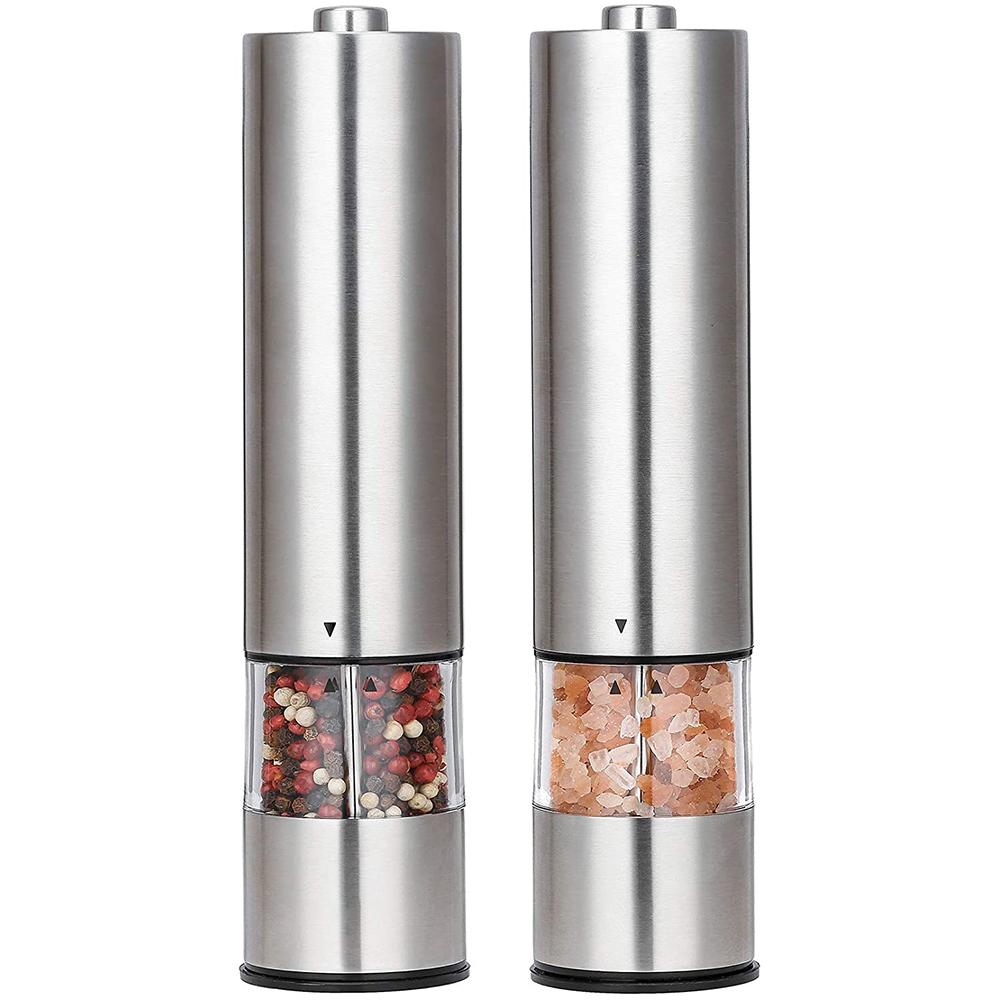 Pepper Mill Stainless Steel Automatic Salt Pepper Grinder