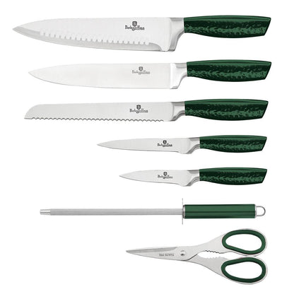 L'Chaim Meats8-Piece Kitchen Knife Set with Acrylic Stand