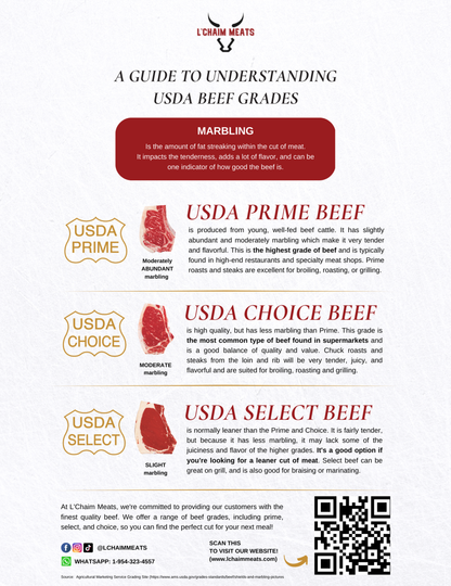 Wholesale Grass Fed Beef -USDA PRIME - HALF Front Quarter Beef Animal
