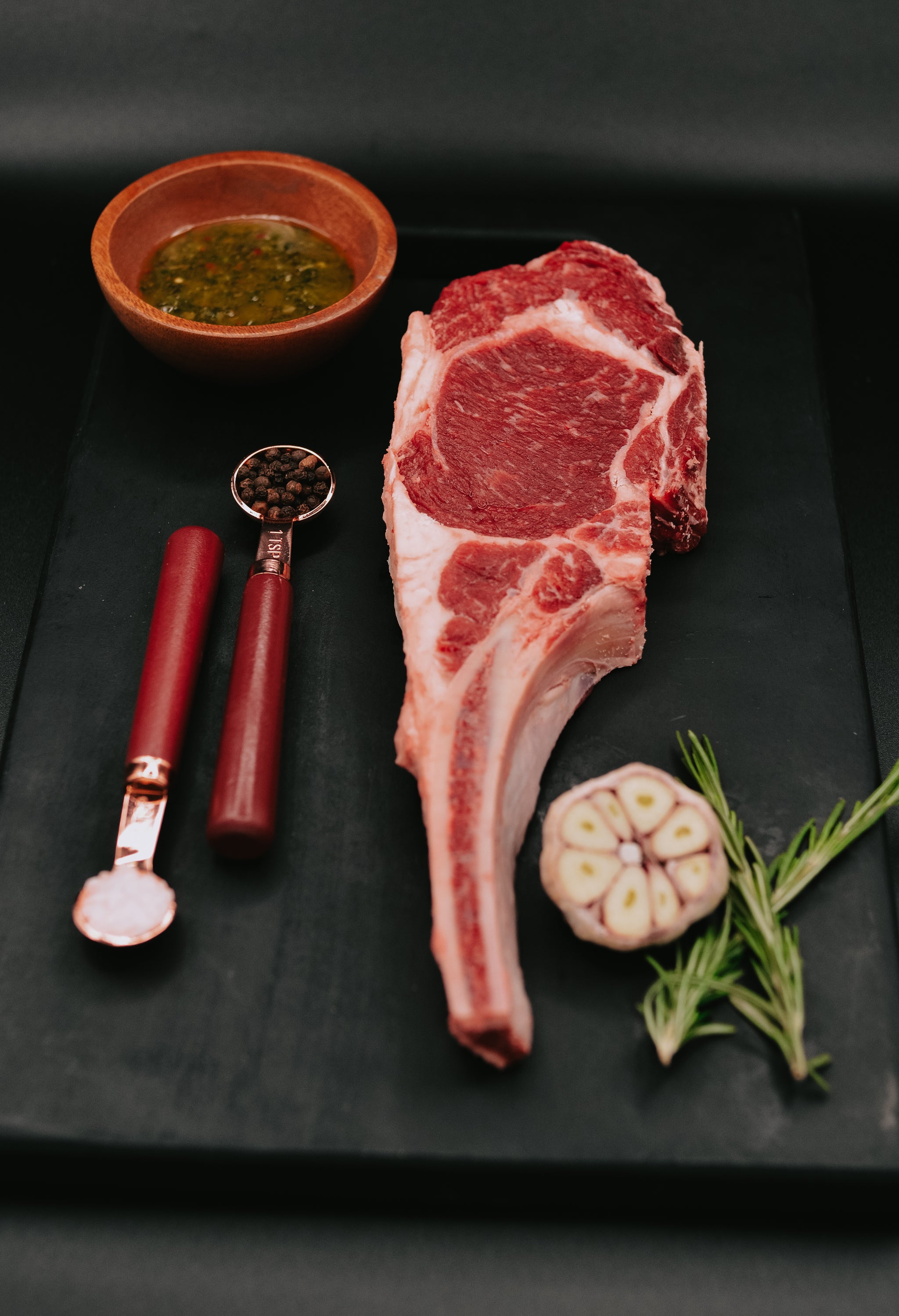 Kosher Bison Ribeye Bone-In Steak For Sale | L'Chaim Meats | Buy Kosher ...