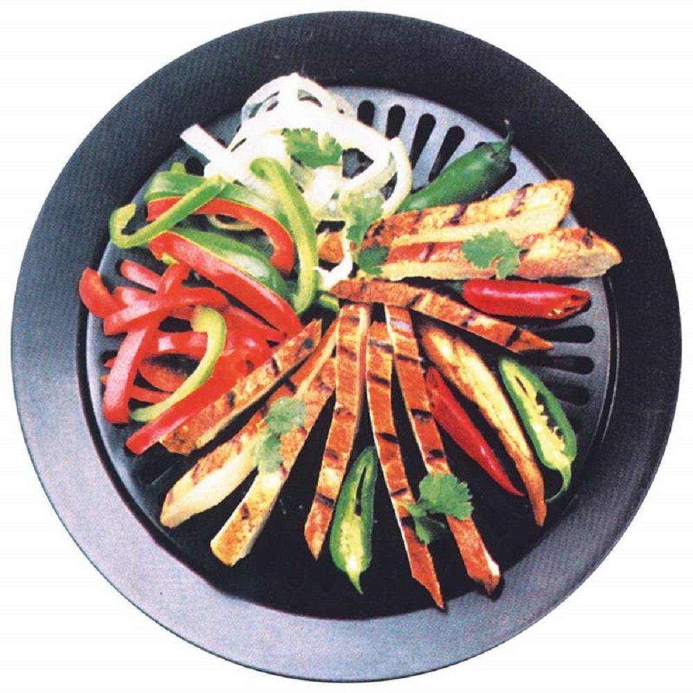 Smokeless Non-Stick Barbecue Grill For Indoors And Outdoors