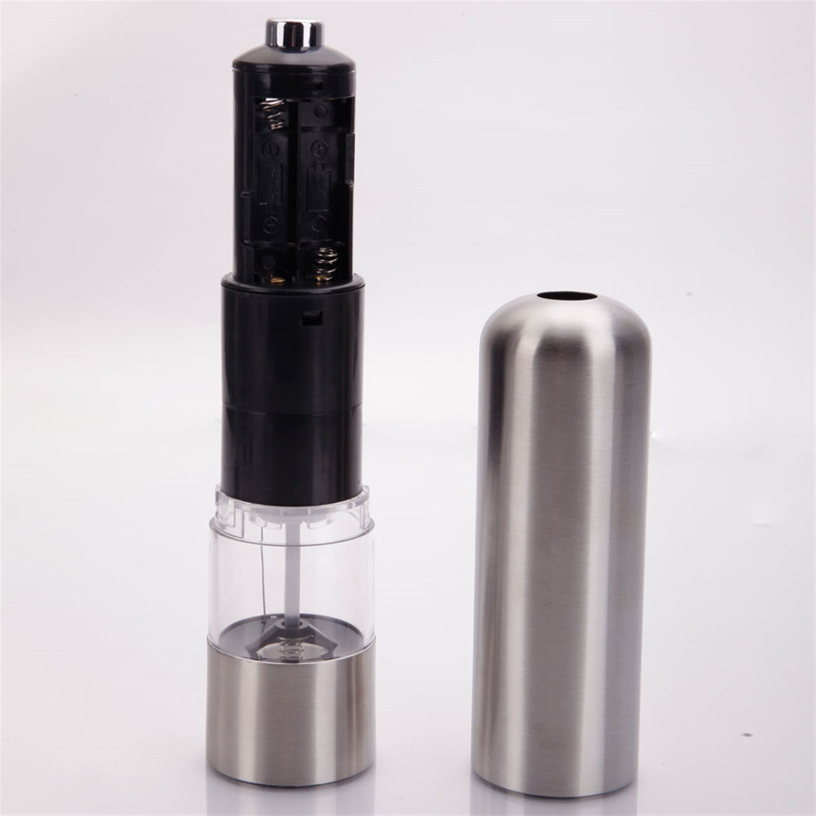 1/2PCS Electric Mill Pepper And Salt Grinder Automatic Pepper Mill