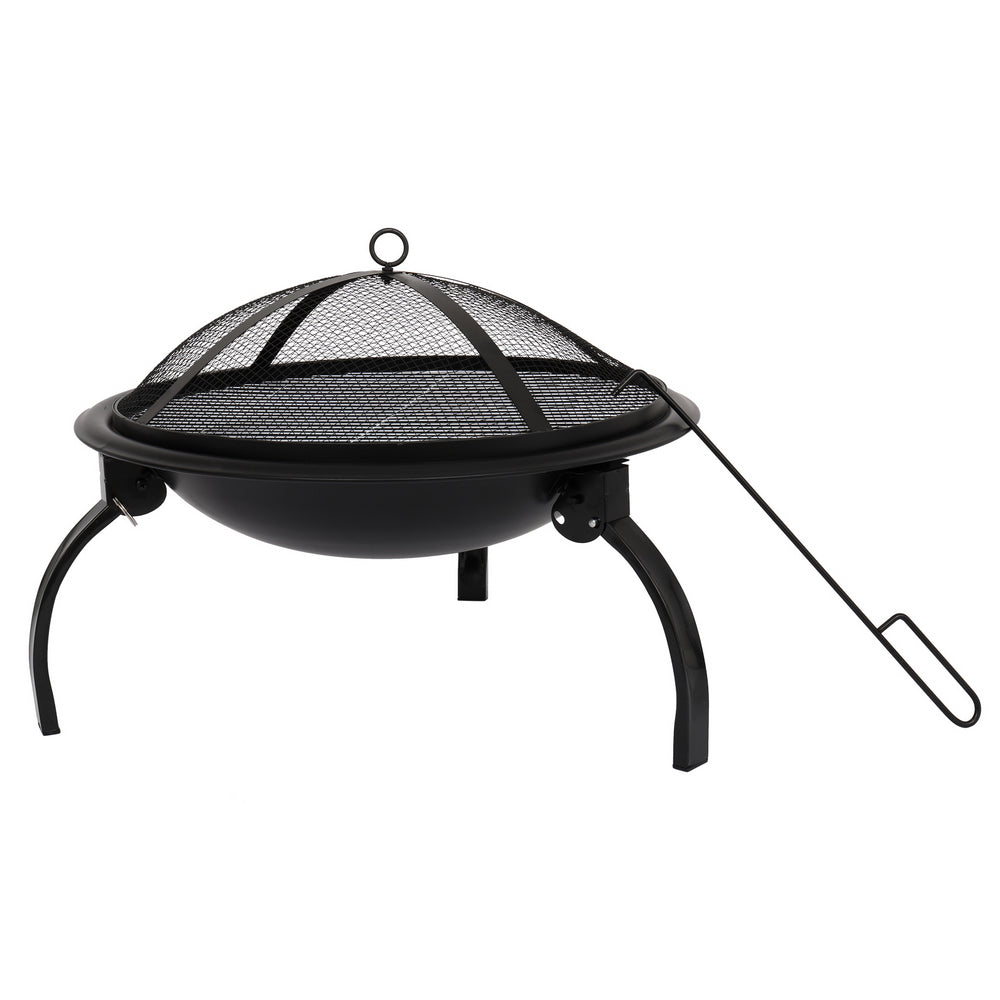Charcoal Grill With Charcoal Net & Carrying Bag