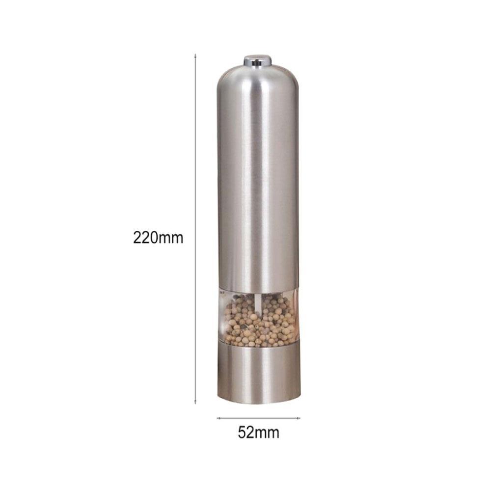 L'Chaim Meats Electric Salt or Pepper Grinder Stainless Steel