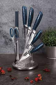 7-Piece Kitchen Knife Set with Acrylic Stand