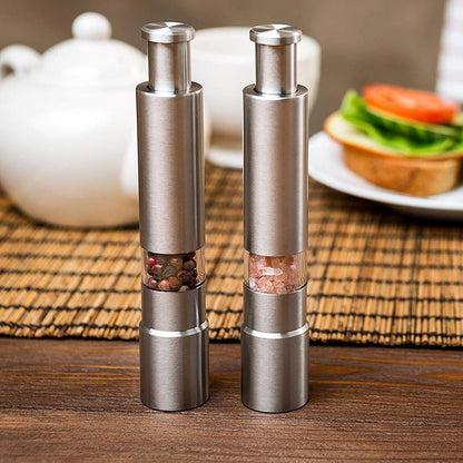 Stainless Steel Salt and Pepper Spice Grinder